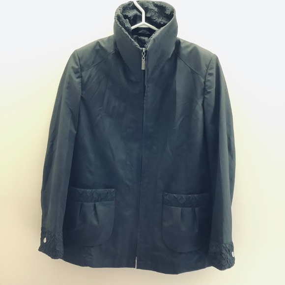 Apropos Black Ruched Collar Jacket - Picture 5 of 7